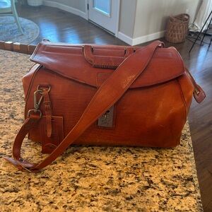 Will Leather Goods William Journeyman Duffel Bag with strap.